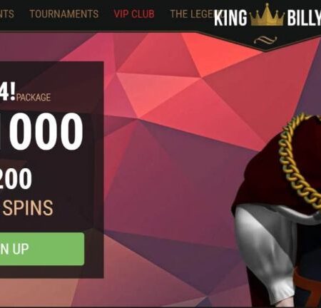 King Billy Casino No Deposit Bonus